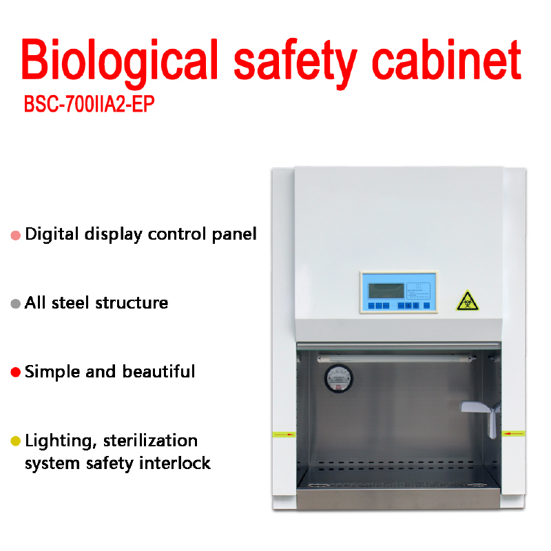 All steel 30% Air Exhaust desk top Biosafety cabinet BSC-700IIA2-EP